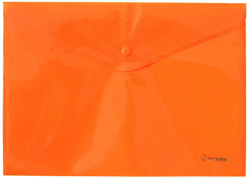 Папка з кнопкою NORMA (5106-02N), поліпропілен, 160мкм, A4, 150 аркушів, "Neon"